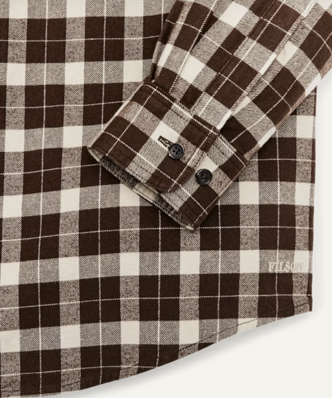 Filson Alaskan Guide Shirt Brown/Cream Plaid