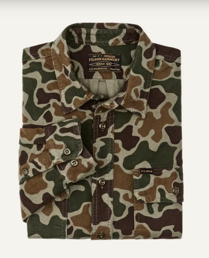 Filson Field Flannel Shirt Camo