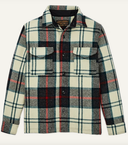 Filson Mackinaw Wool Jac-Shirt Cream/Multi Plaid