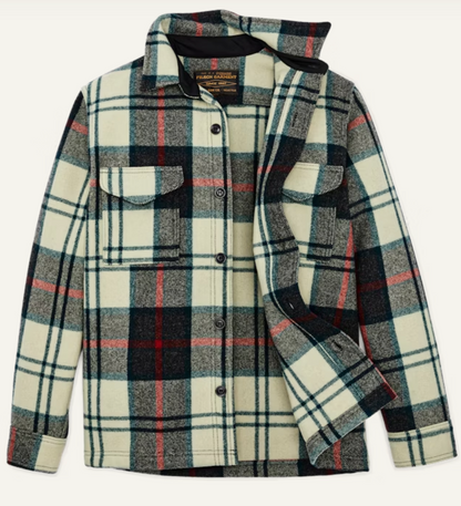 Filson Mackinaw Wool Jac-Shirt Cream/Multi Plaid