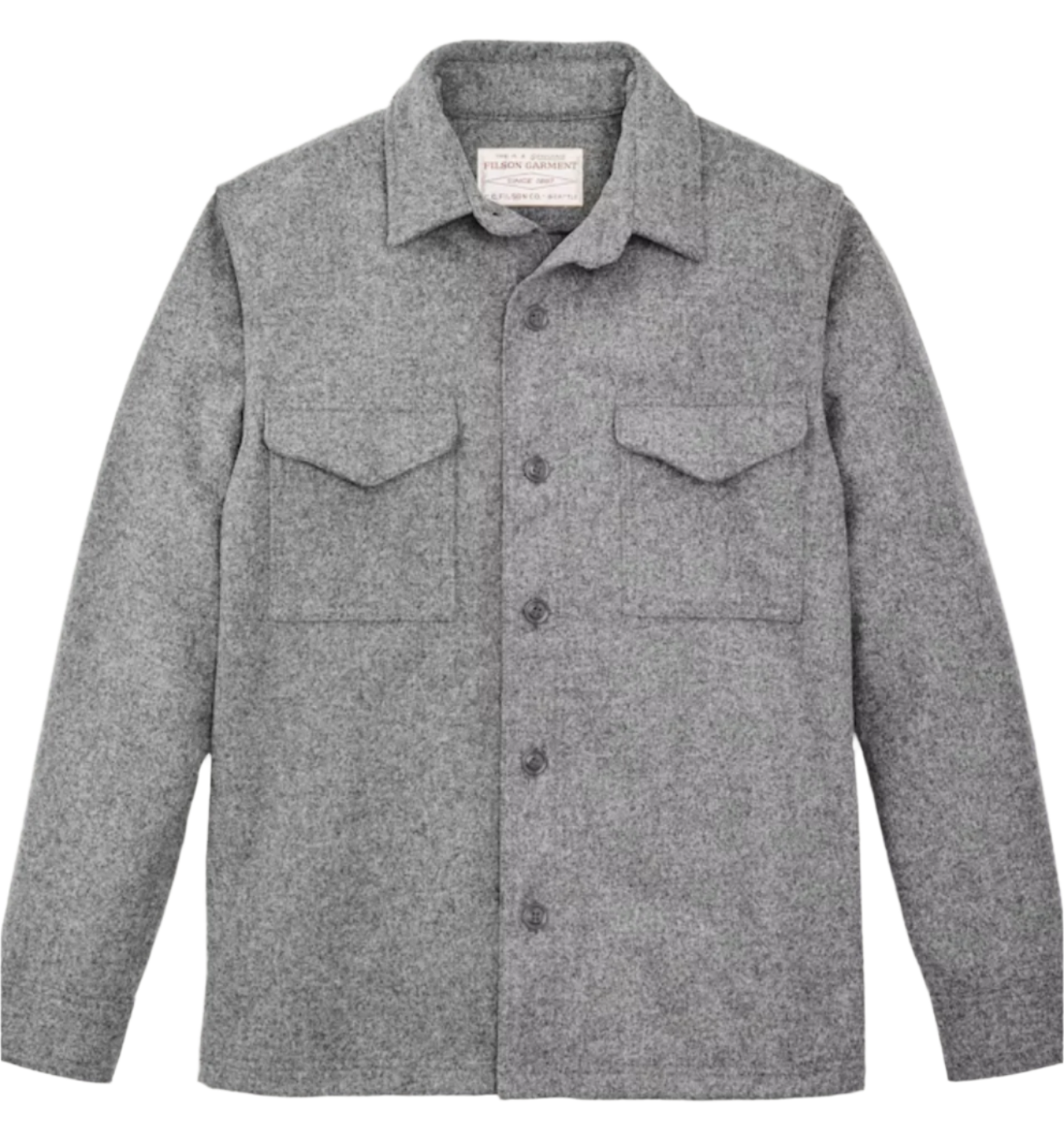 Filson Wool Jac-Shirt Light Heather Gray