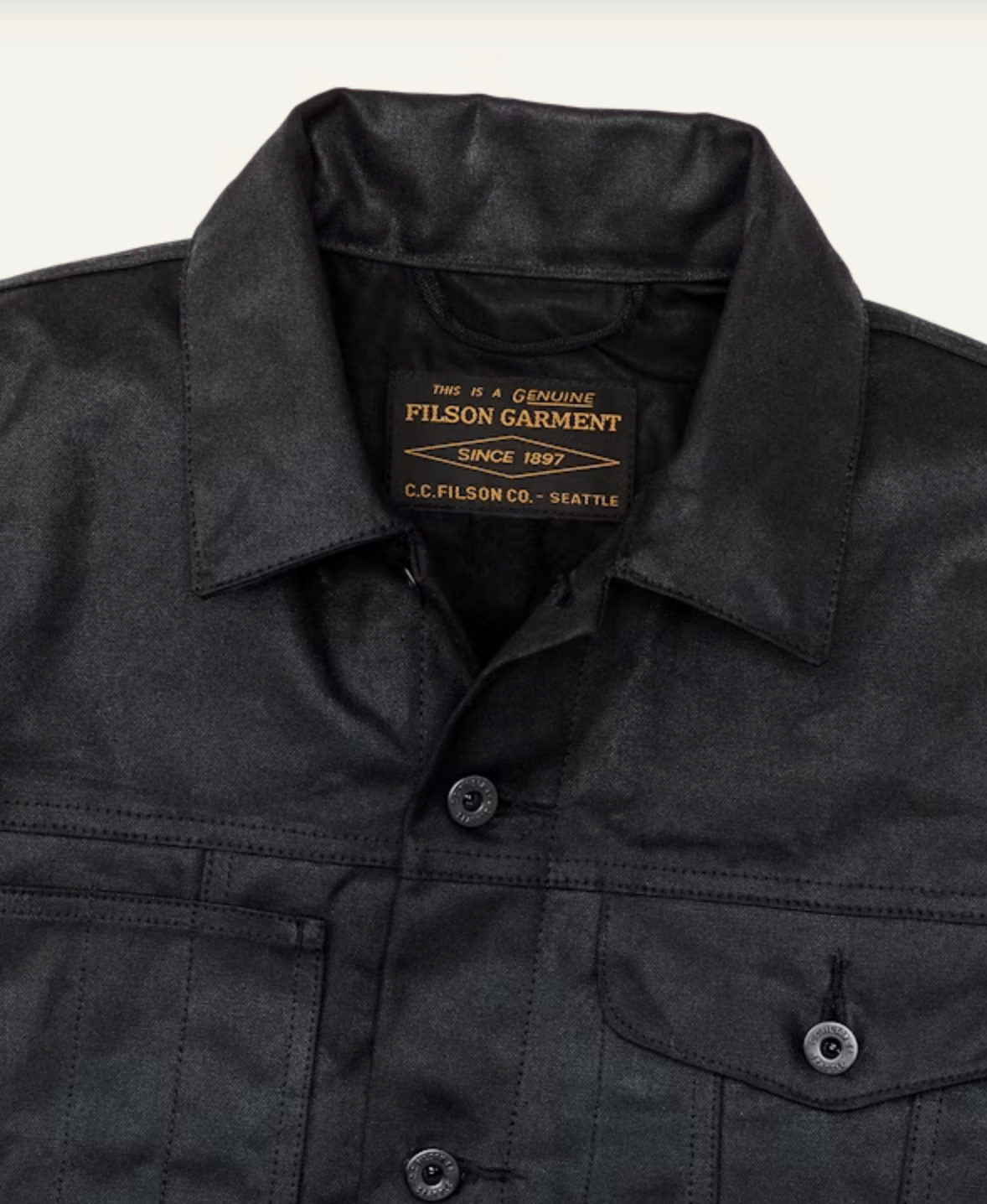 Filson Short Lined Cruiser Black