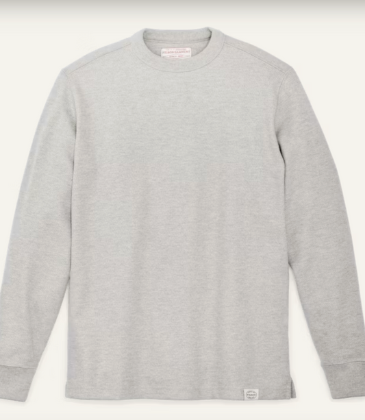 Filson Waffle Knit Thermal Light Heather Gray