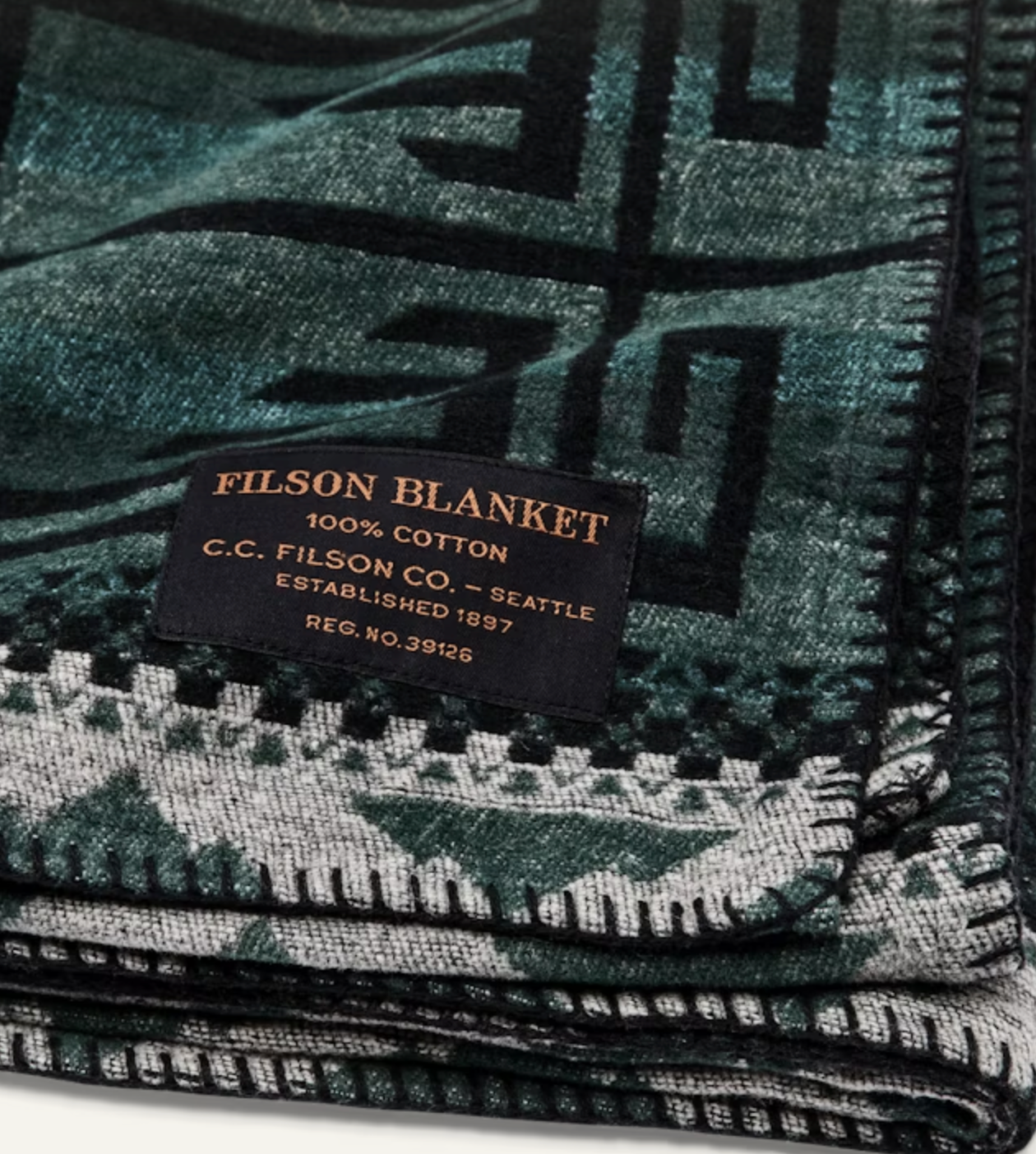 Filson Fire Mountain Cotton Throw Blanket