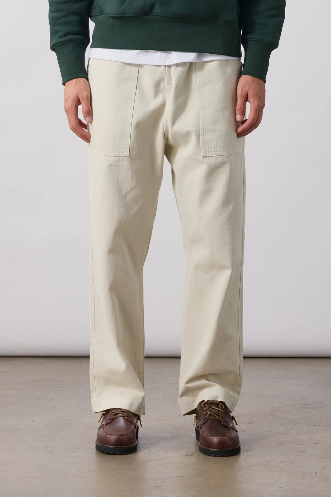 Service Works Pigment Herringbone Chef Pants Bone