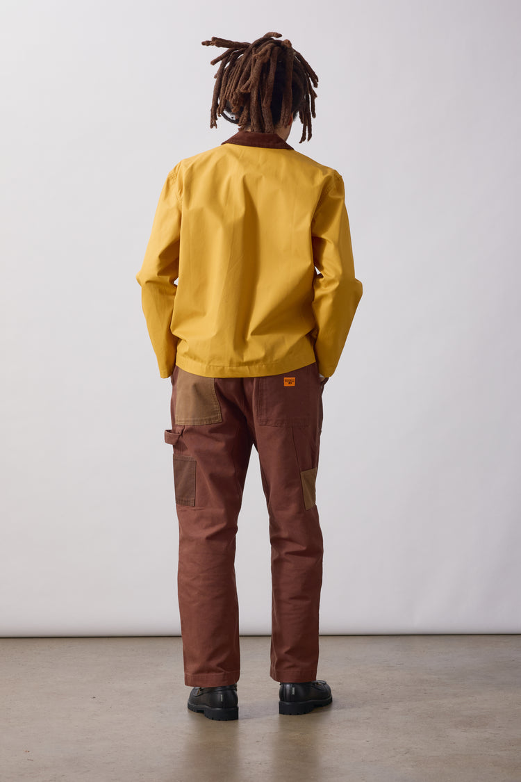 Service Works Waxed Barn Coat Ochre