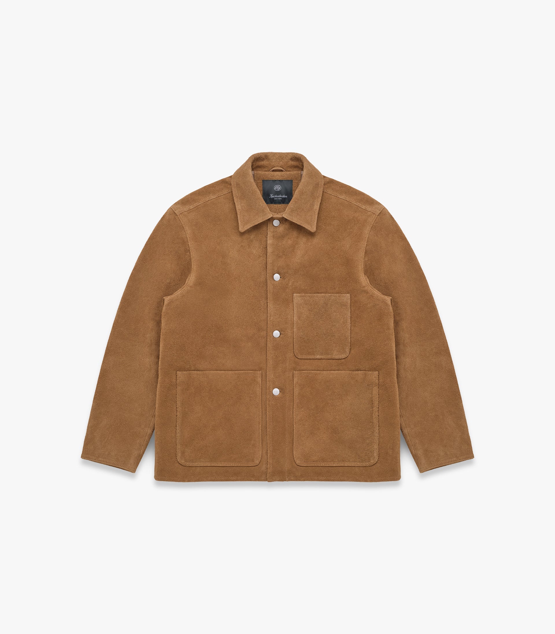 Knickerbocker Shag-Pile Suede Coat Earth