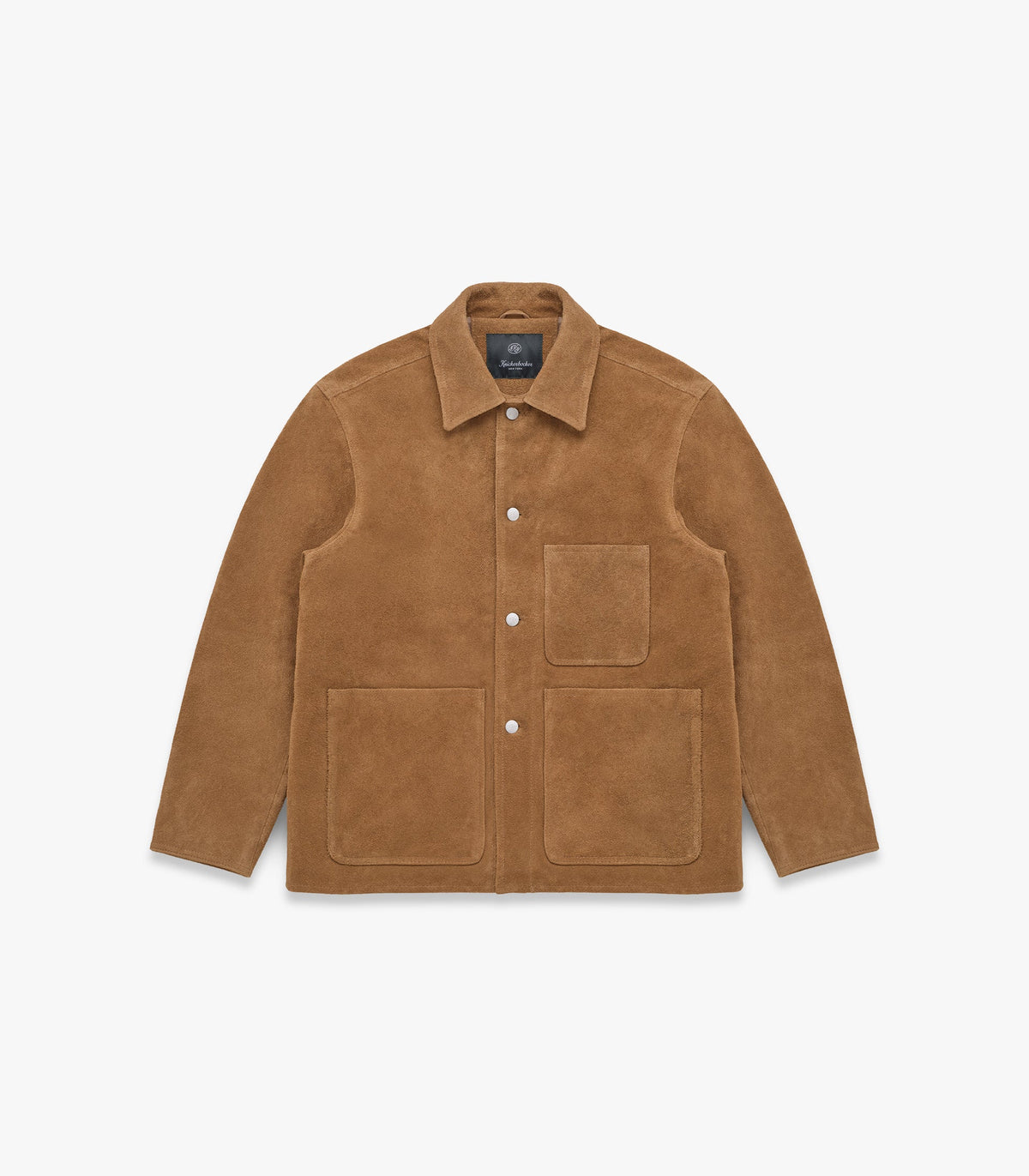 Knickerbocker Shag-Pile Suede Coat Earth