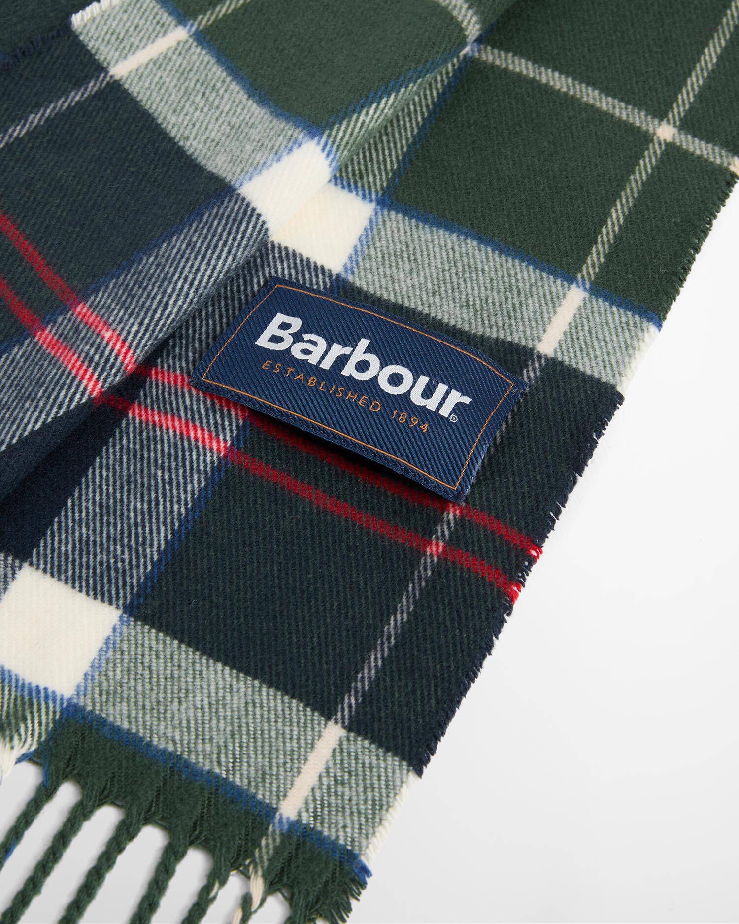 Barbour Galingale Tartan Scarf Evergreen Tartan