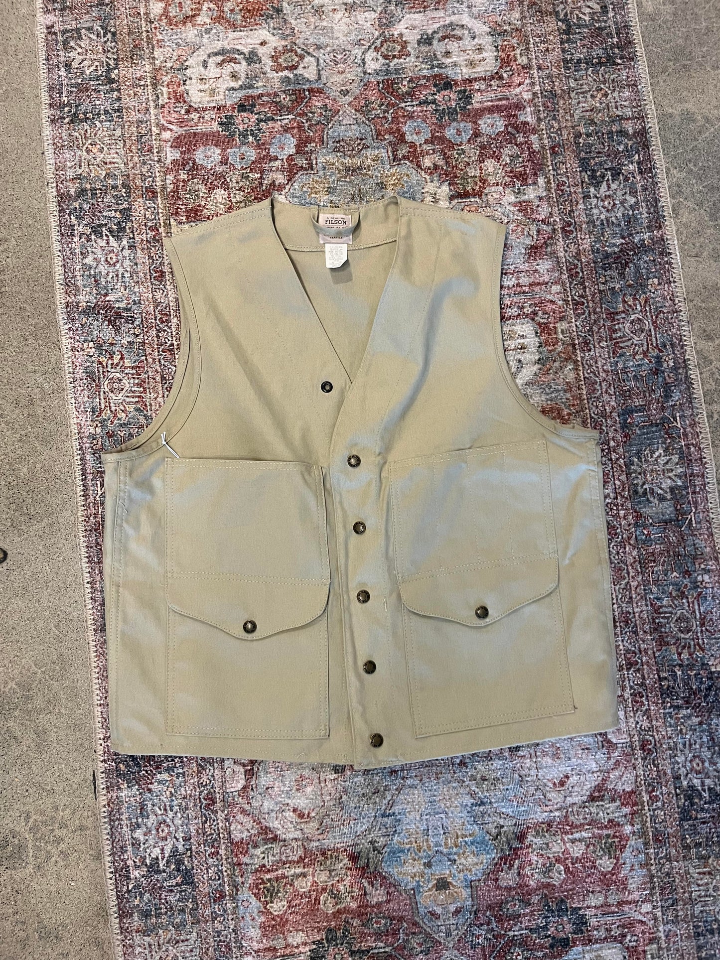 Vintage Filson Canvas Twill Vest