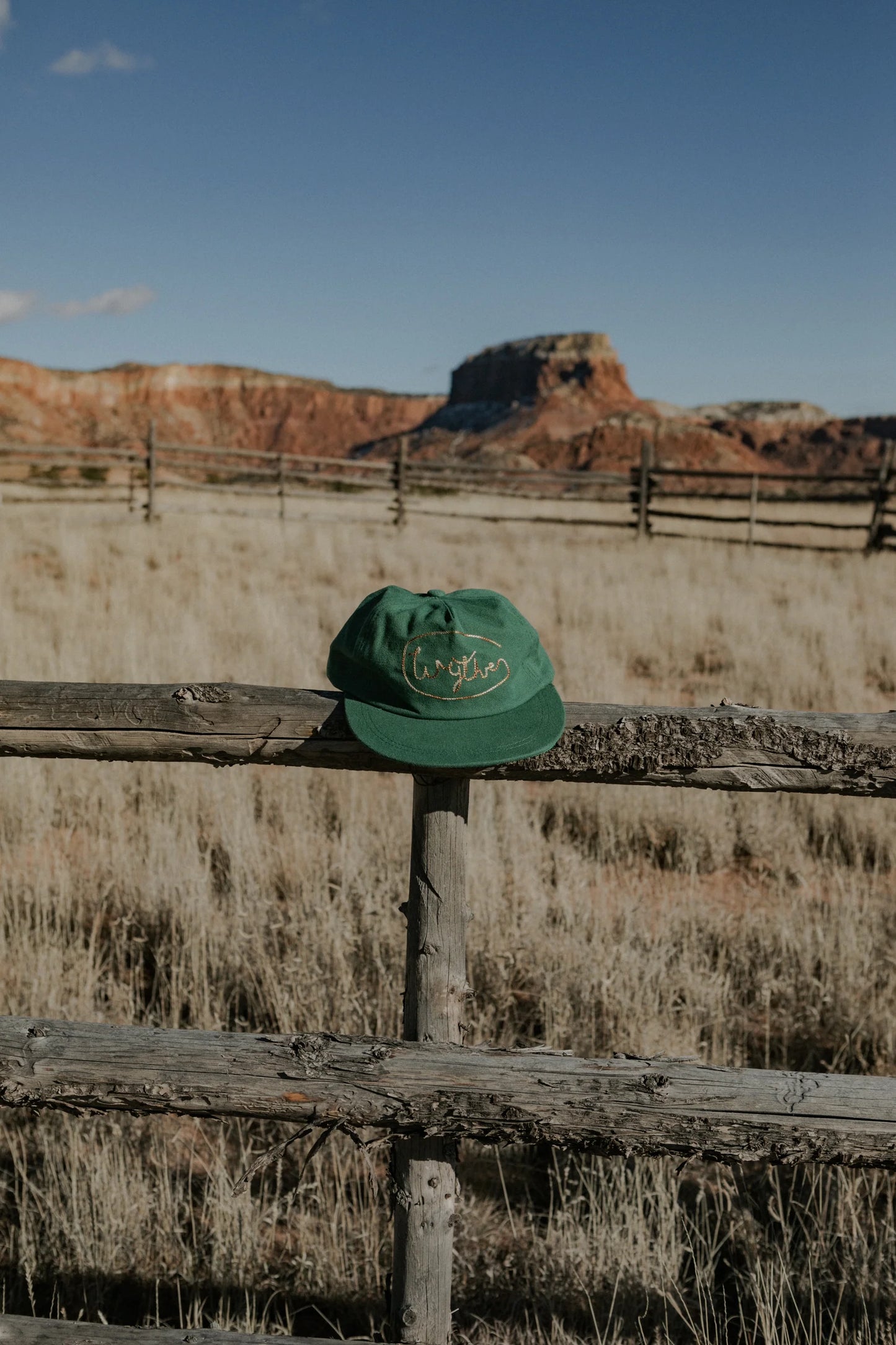 Wythe Chainstitched Canvas Ranch Hat Green Ombre