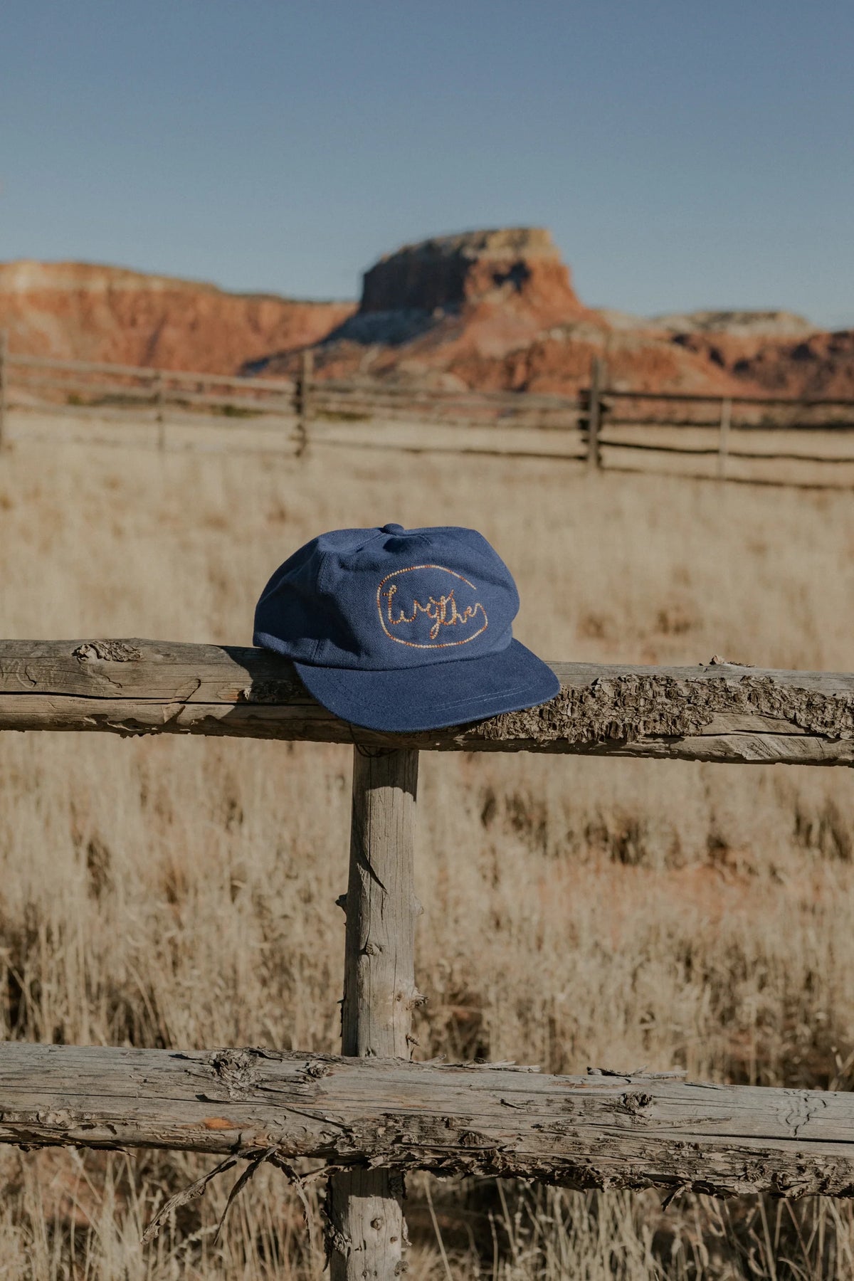 Wythe Chainstitched Canvas Ranch Hat Blue/Ombre