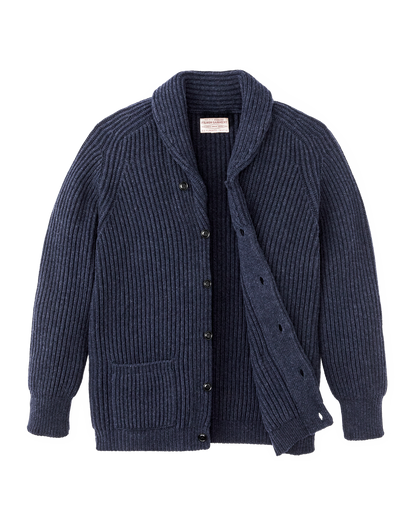 Filson Bristol Cardigan Sweater Navy