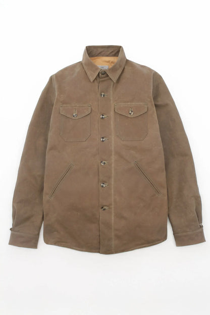Dehen 1920 Crissman Overshirt Hardtack Waxed Canvas