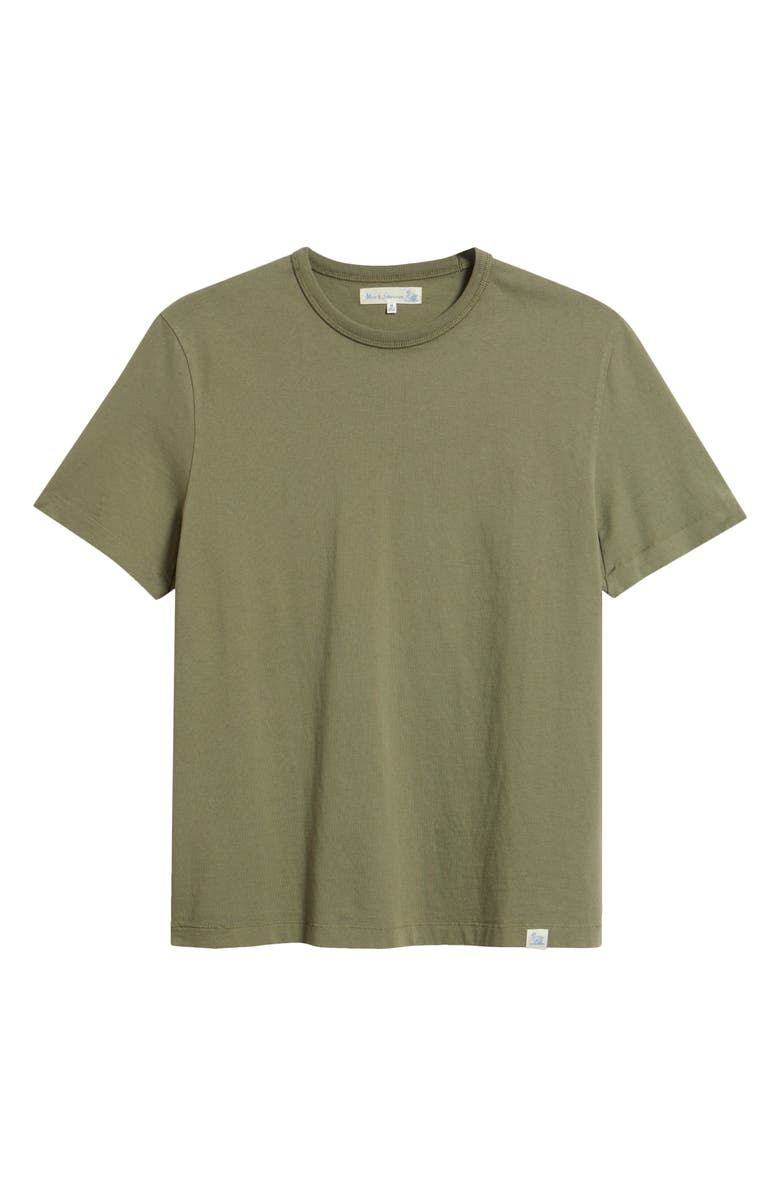 Merz B. Schwanen Classic Cotton Jersey T-Shirt Vintage Light Army