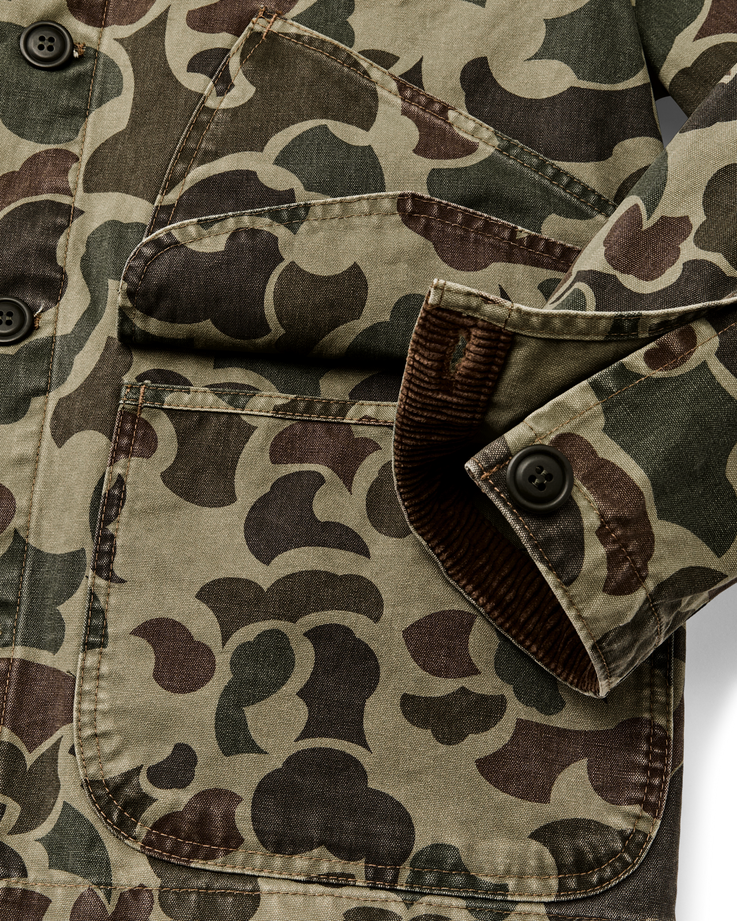 Filson Canvas Outfitter Jacket Tundra Shrub Camo