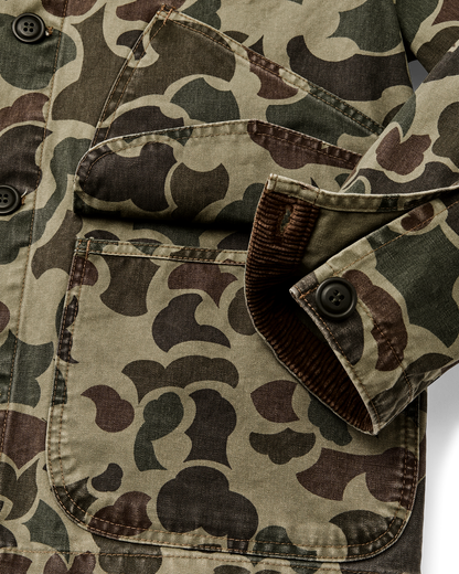 Filson Canvas Outfitter Jacket Tundra Shrub Camo