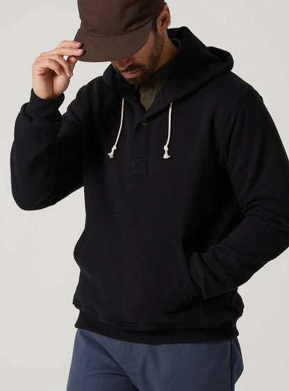 Freeman Popover Hoodie Black