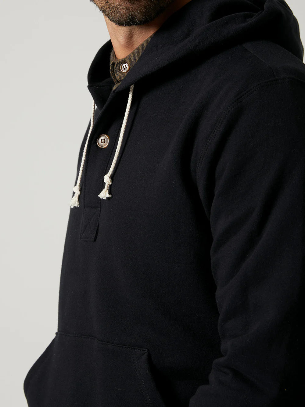 Freeman Popover Hoodie Black