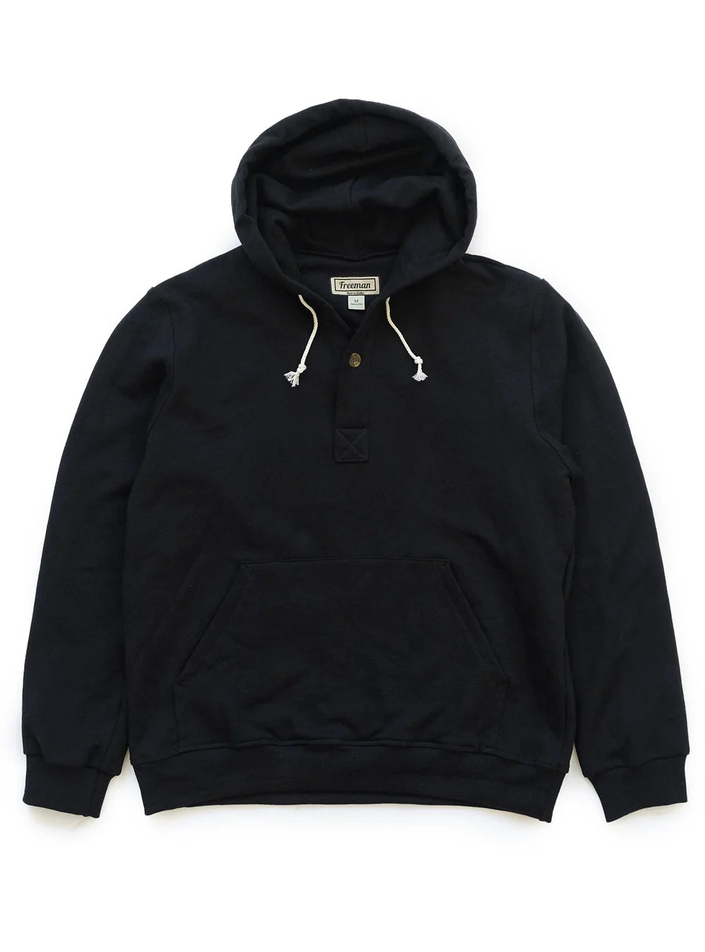 Freeman Popover Hoodie Black