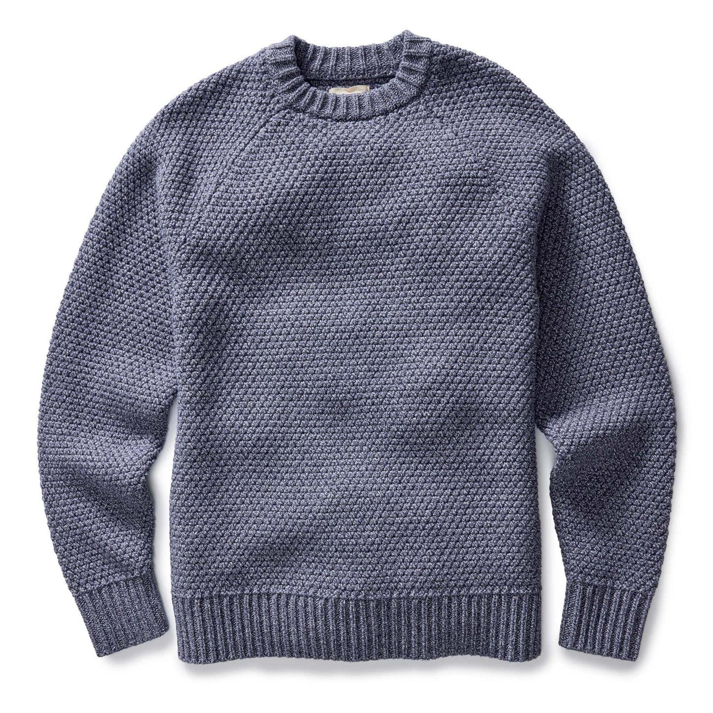 Taylor Stitch The Fisherman Sweater in Blue Melange