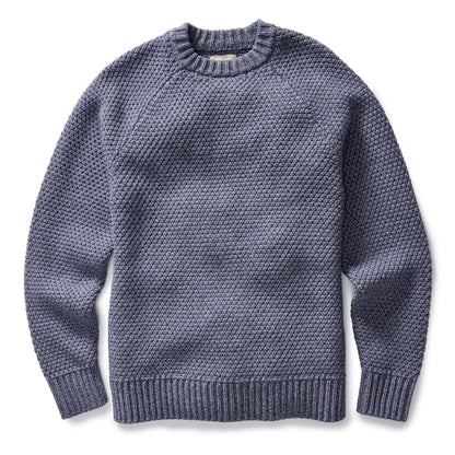 Taylor Stitch The Fisherman Sweater in Blue Melange
