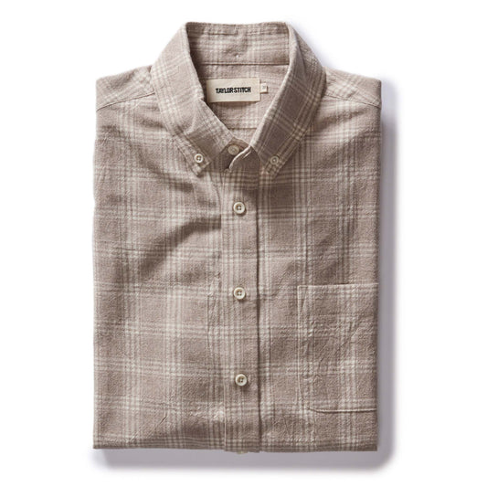 Taylor Stitch The Jack Shirt in Flax Heather Plaid