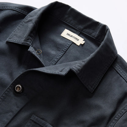 Taylor Stitch The Ojai Chore Coat in Organic Navy Foundation Twill