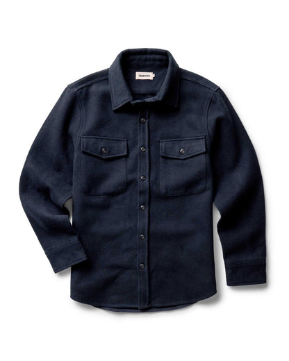 Taylor Stitch The Maritime Shirt Jacket in Dark Navy Twill