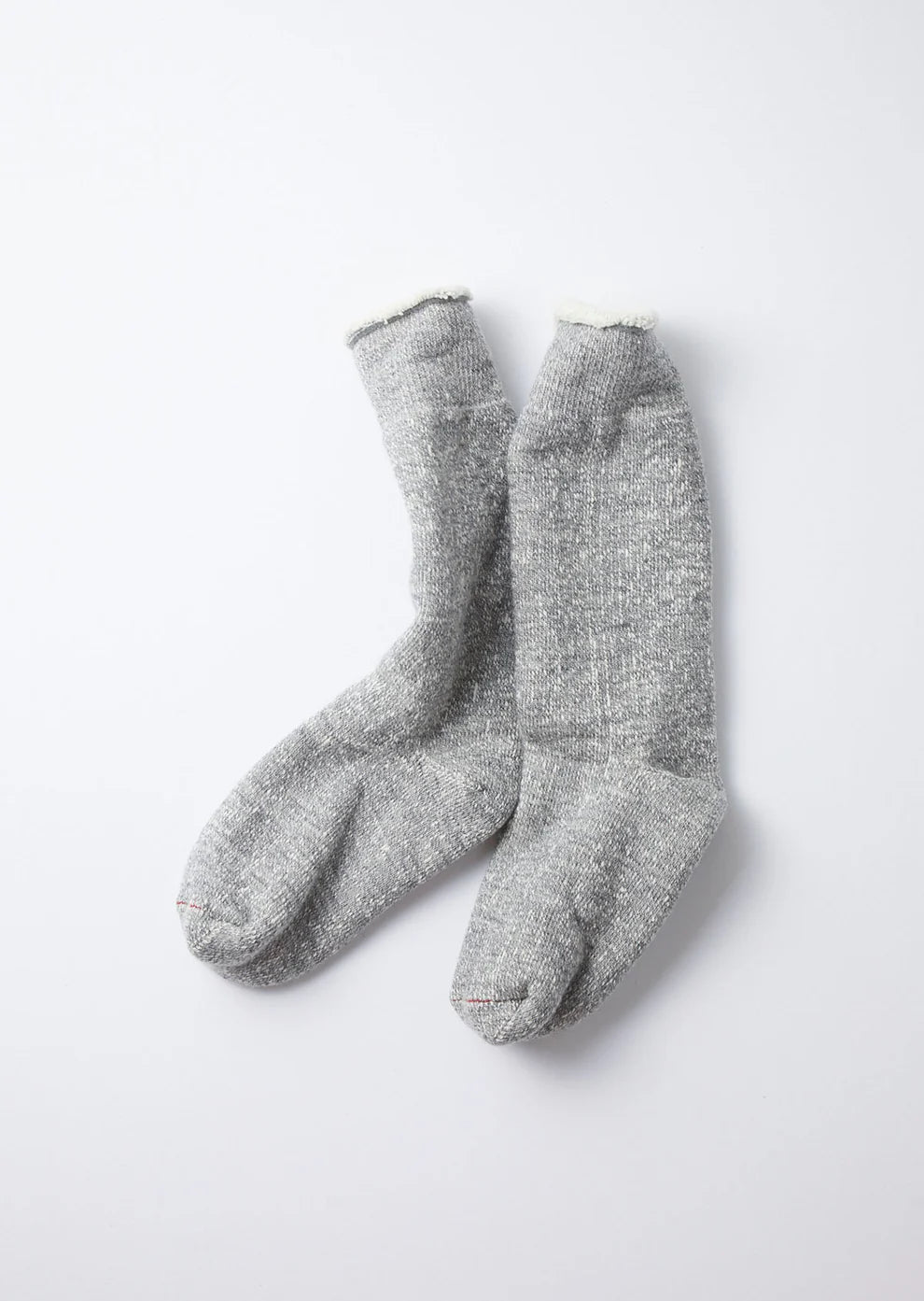 ROTOTO Double Face Crew Socks Gray