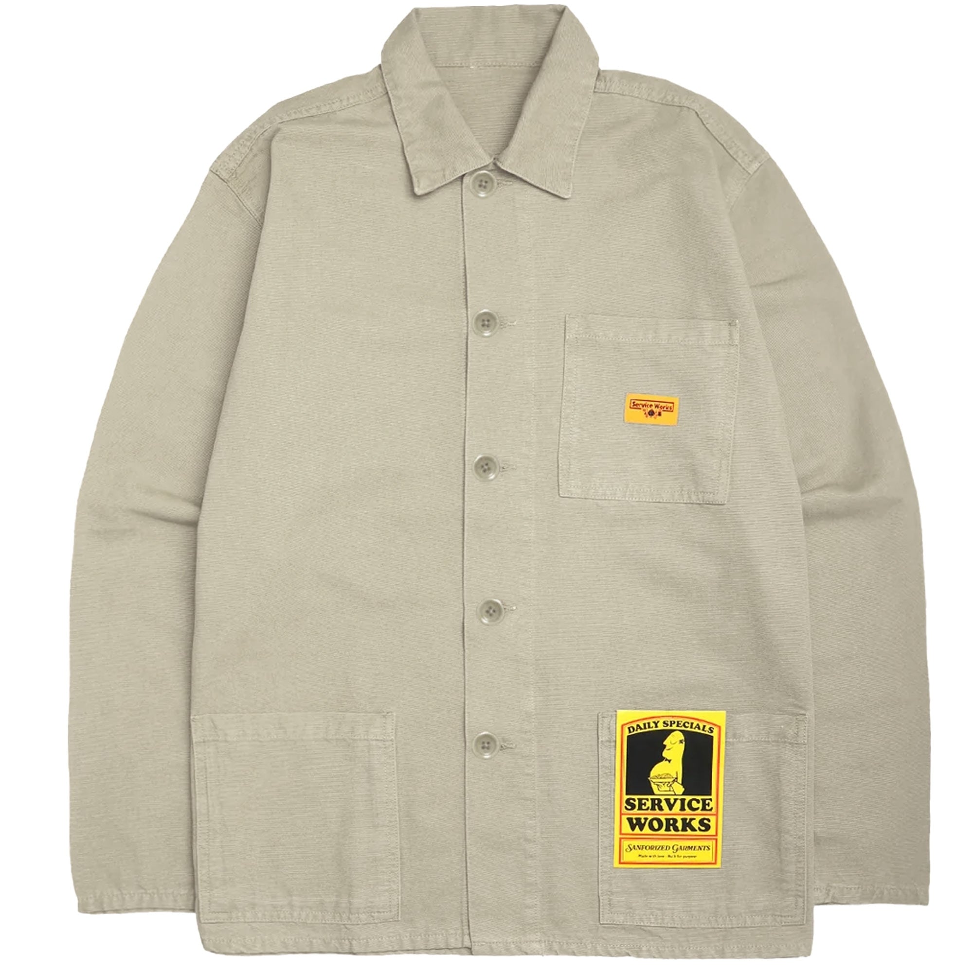 Service Works Classic Coverall Jacket Stone