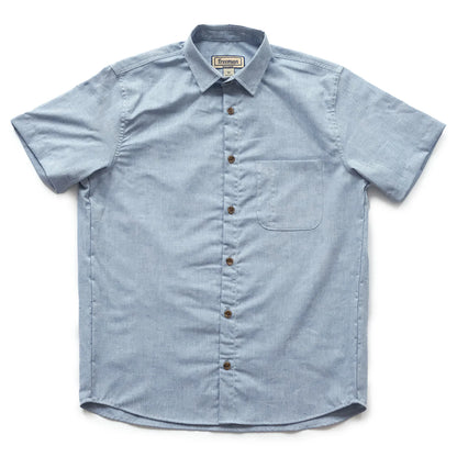 Freeman Short Sleeve Weathervane Pale Indigo