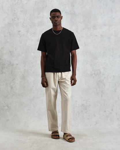 Wax London Tyne Natural Cotton Linen Ripstop Trouser