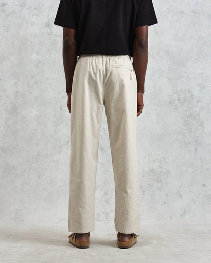 Wax London Tyne Natural Cotton Linen Ripstop Trouser