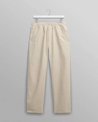 Wax London Tyne Natural Cotton Linen Ripstop Trouser