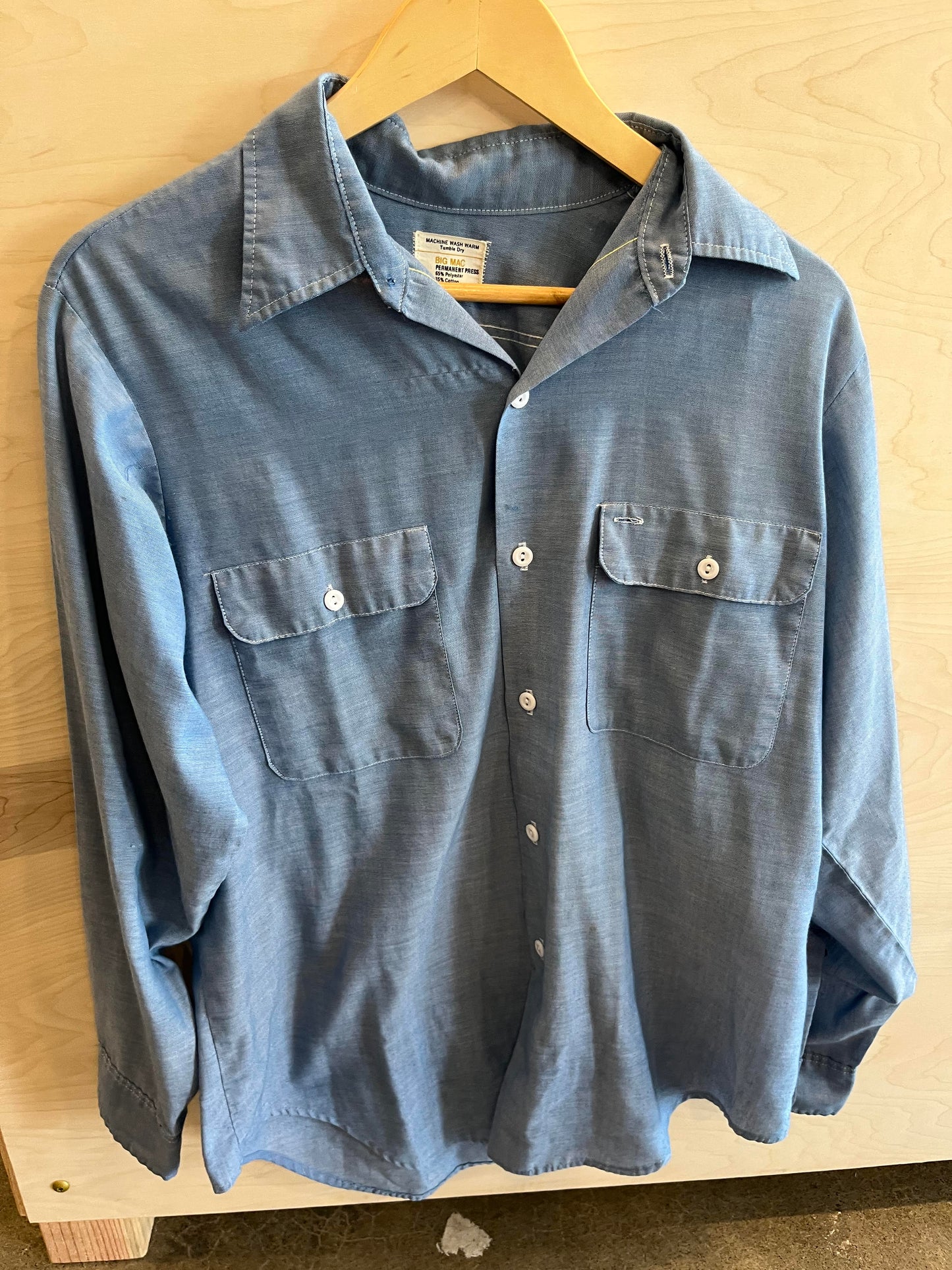 Vintage Big Mac Chambray Shirt