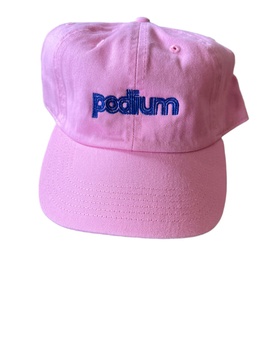 Podium Dad Cap Pink/Blue