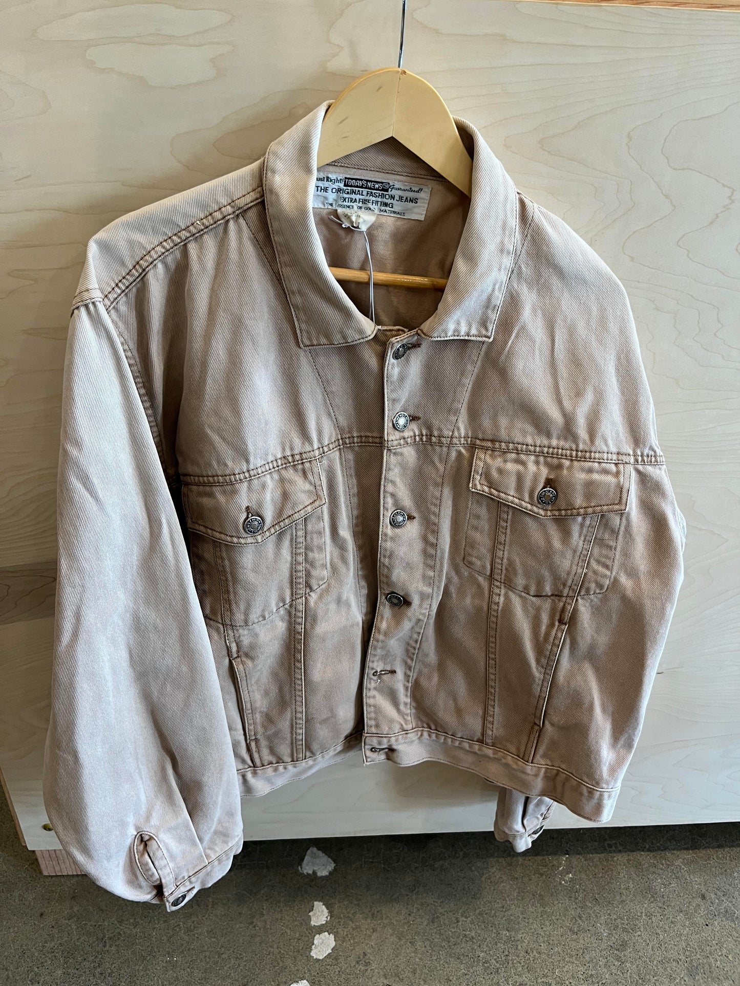 Vintage Tan Todays Denim Jacket