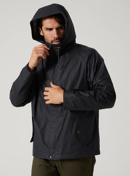 Freeman Waxed Freeman Rain Coat Navy