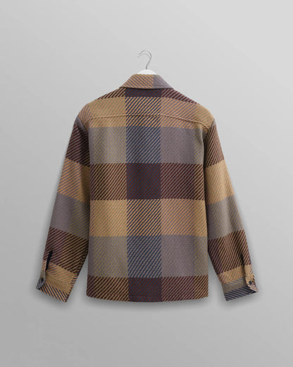 Wax London Whiting Overshirt Multi Color Square