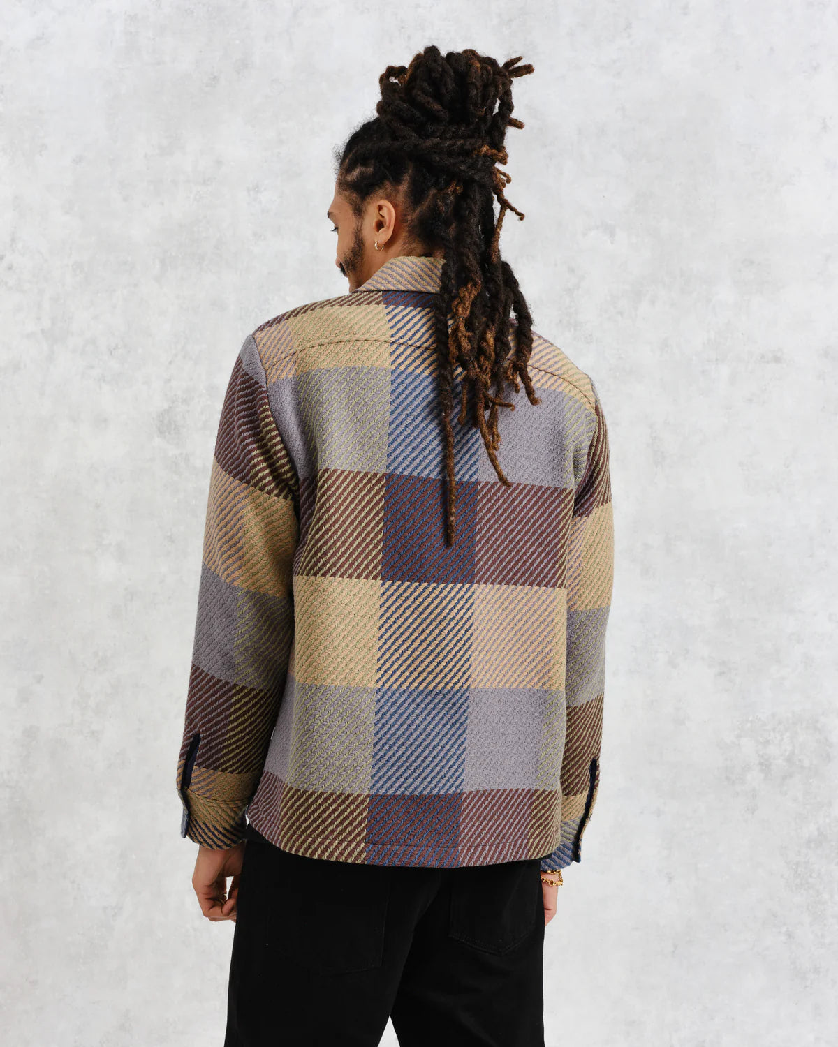 Wax London Whiting Overshirt Multi Color Square