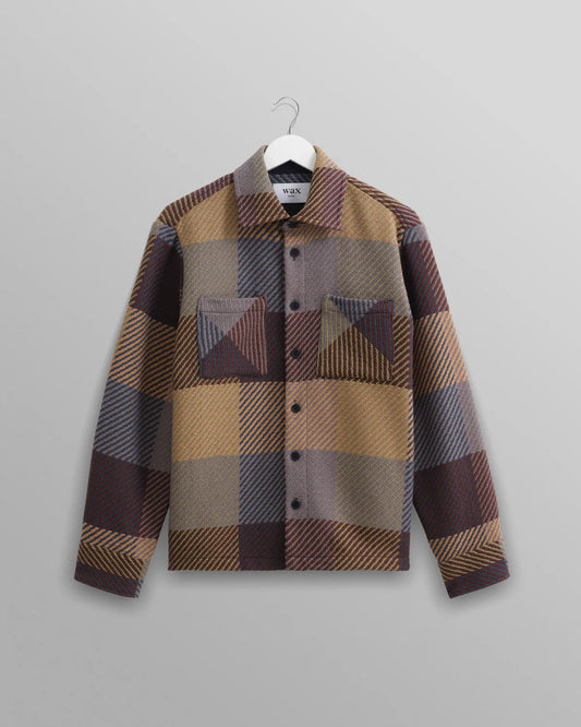 Wax London Whiting Overshirt Multi Color Square