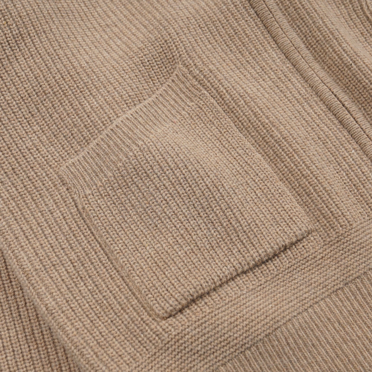 FrizmWORKS Wool Deck Zip Up Cardigan Oatmeal