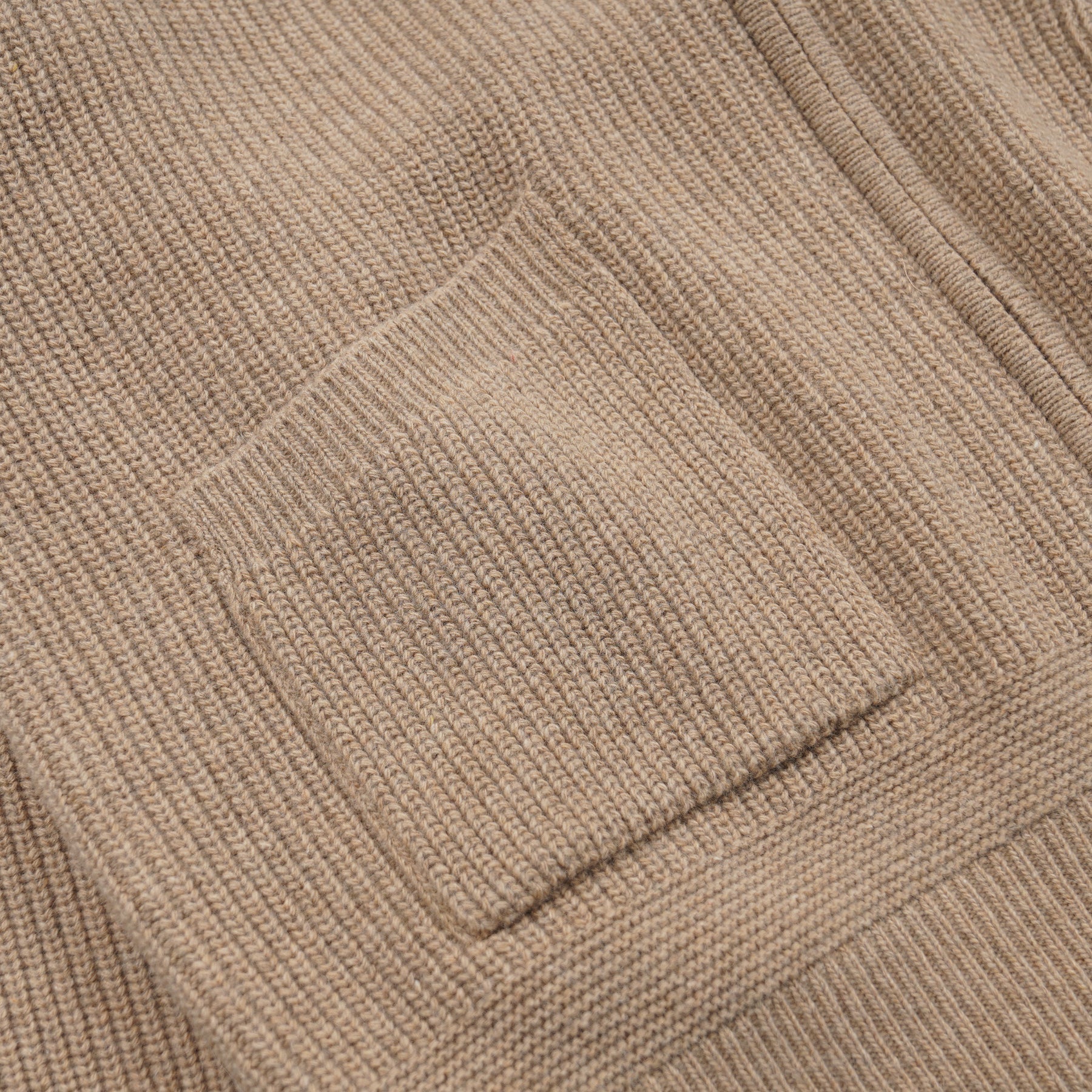 FrizmWORKS Wool Deck Zip Up Cardigan Oatmeal